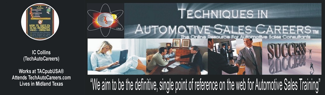 We aim to be th definative, single point of reference on the web for Automotive Sales Training